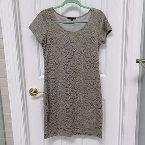 Taupe Tiana B Dress. Size S